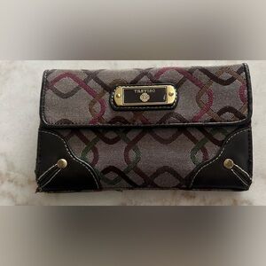 Treviso Multicolor Canvas and Leather Bi-Fold Wallet Made In Italy
